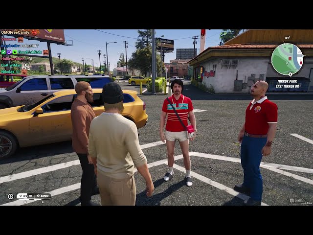 Buddha's Burgershot Rivalry With Roflgator Continues... - NoPixel V