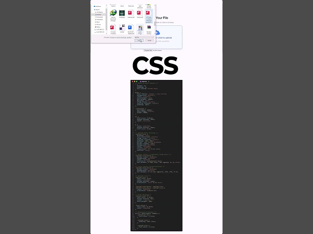 Create a Beautiful File Upload Box Using Only HTML & CSS