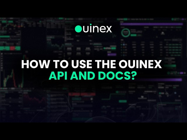 Ouinex - How to Use the Ouinex API and Docs?
