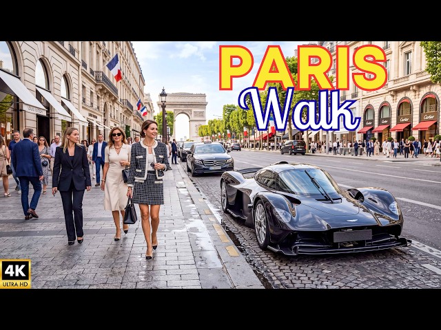 The ULTRA-RICH Area of Paris, Walking Through the Golden Triangle District