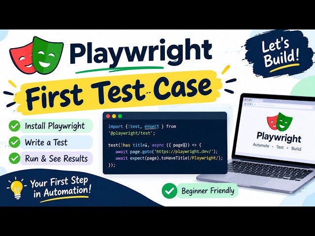 Day 31 Playwright + JS | Playwright | Playwright First Test case