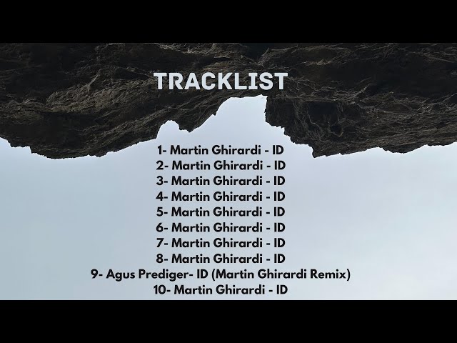Deep Progressive House Set | Martin Ghirardi Unreleased Tracks |