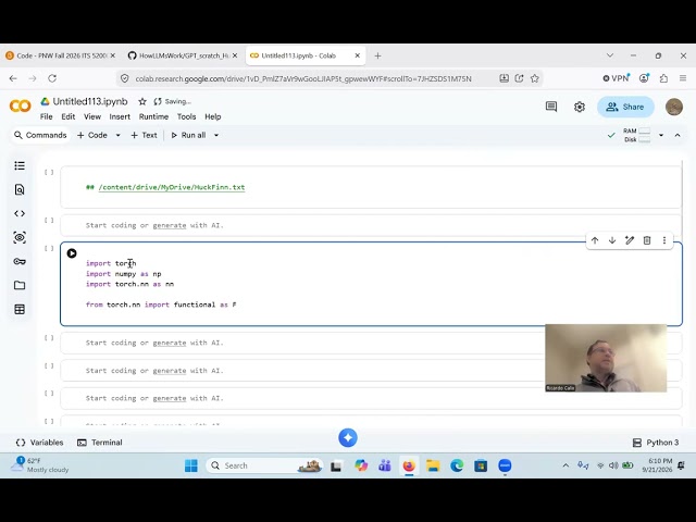 Build a GPT from scratch in Python - Baby GPT (Part 5)