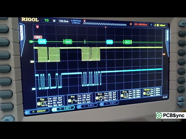 Analyzing I2C Waveform Data with an Oscilloscope  # Microcontroller # Electronics  # Programming