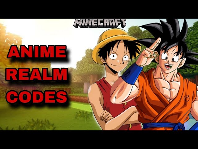 *NEW* BEST ANIME REALM CODES FOR MINECRAFT BEDROCK EDITION!
