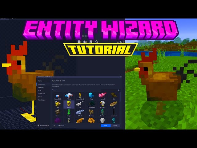 How To Create Custom Entities for Minecraft Bedrock | Blockbench Entity Wizard Tutorial