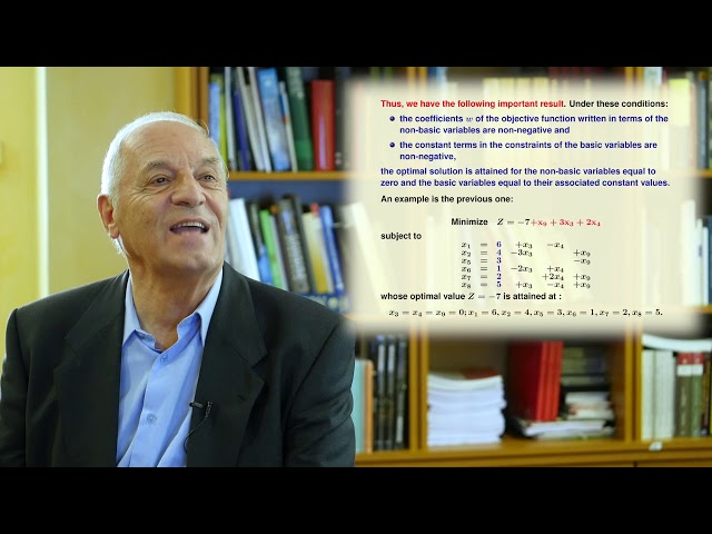VIDEO 5 HD Presentation of a course on mathematical programming with applications 1