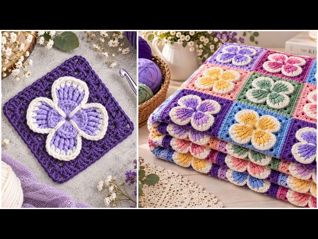 A Hidden Gem Among Crochet Granny Squares... I'm Obsessed! Crochet.