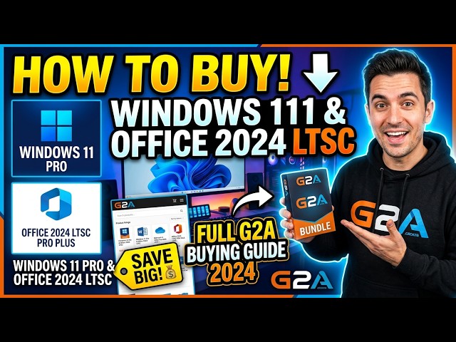How to Buy Windows 11 Pro & Office 2024 LTSC Pro Plus Bundle on G2A | Full Buying Guide