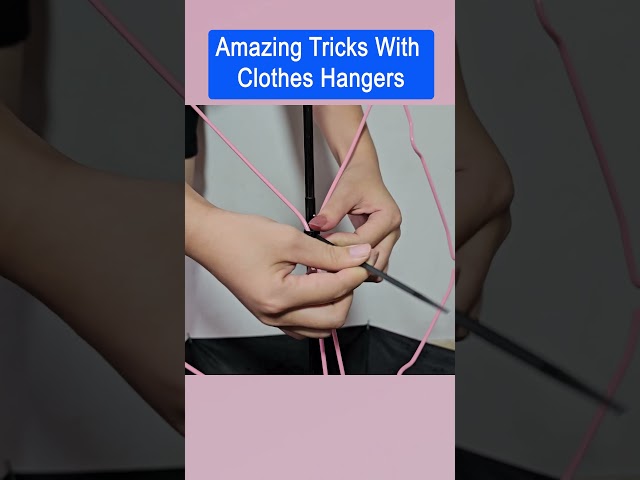Amazing Tricks With Clothes Hangers That Are Really Useful