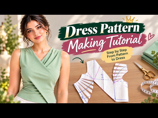 How Is This Dress Pattern Made? | Professional Pattern Making Tutorial
