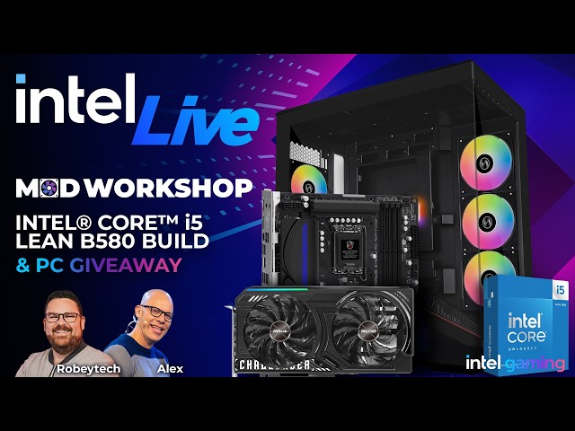PC Giveaway + Building a Lean 14th Gen Arc B580 Gaming PC and playing Big Walk
