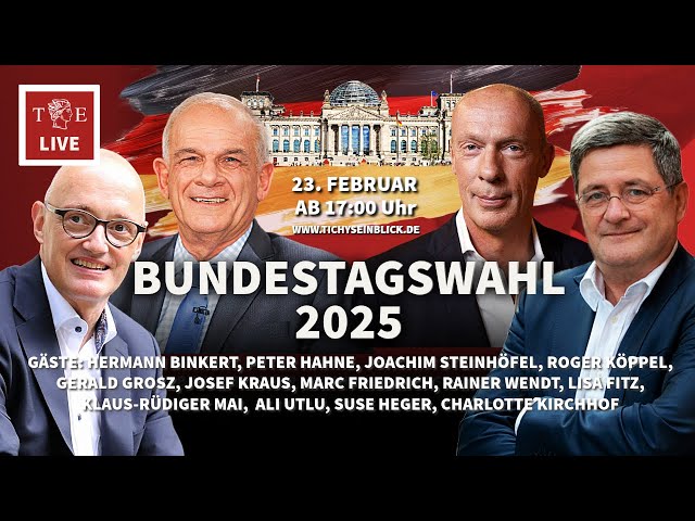 Die Bundestagswahl LIVE bei Tichys Einblick mit Roland Tichy und Markus Langemann