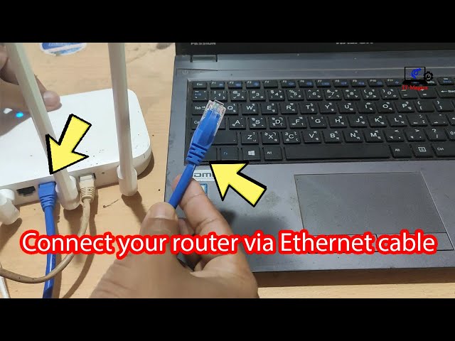 How to connect laptop to router with ethernet cable