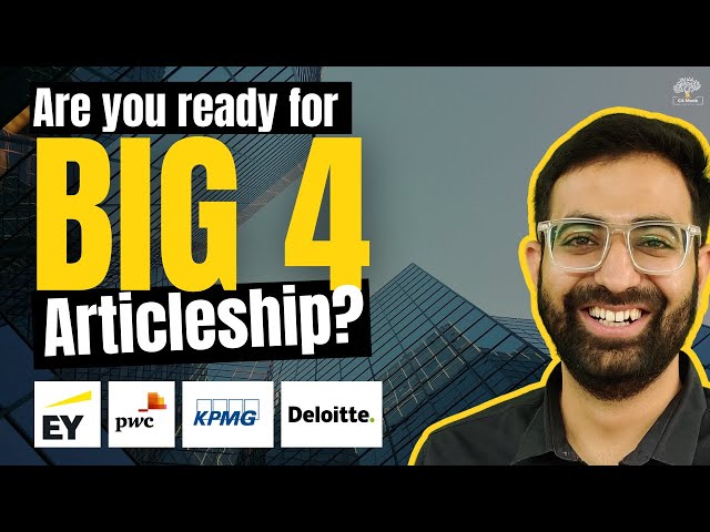 How To Get Articleship in BIG4s | BIG4 Articleship Guidance | How to find CA Articleship | CA Monk