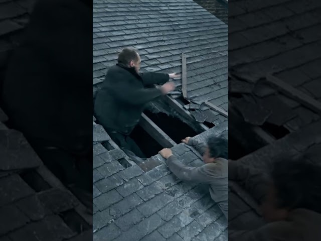 Rooftop escape gone wrong #movieclips #actionthriller #fyt
