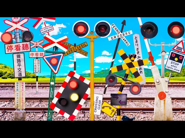 Railroad Crossings That Want to Pull Out a Sign