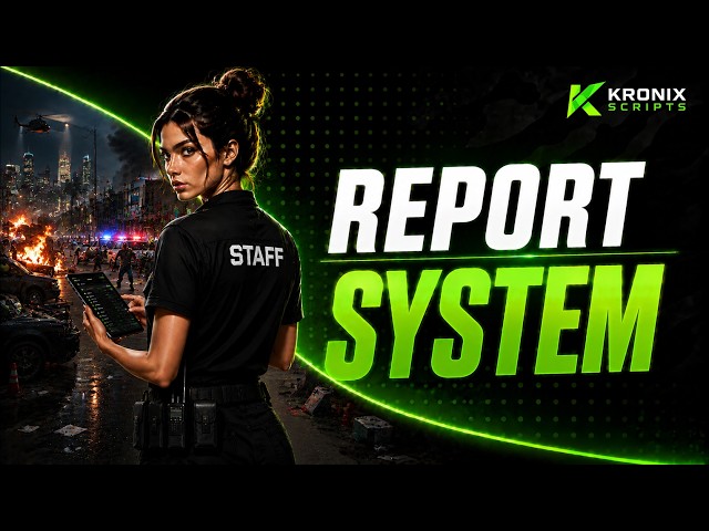 📝 The Most Advanced Report Script for FiveM in 2026 (Full Showcase)