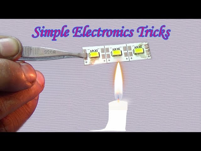 How To Change/Replace SMD LED Chips (Simple Electronics Tricks) - Very Useful