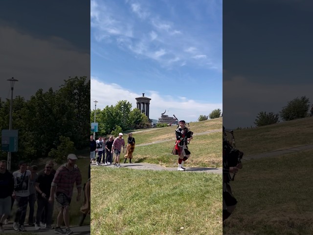Edinburgh Has My Heart ❤️🏰#bagpipes #scotland #shorts #shortvideo #viral