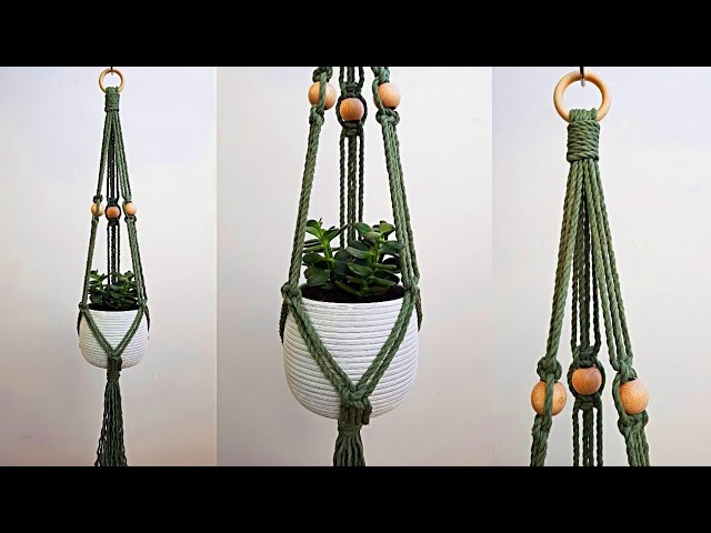 🌻DIY PORTAMACETAS de MACRAME paso a paso (PRINCIPIANTES)/DIY Macrame Plant Hanger for Beginners