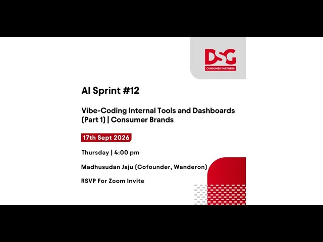 How Wanderon Built Production-Grade Internal Tools Without Code | DSGCP AI Sprint #12 