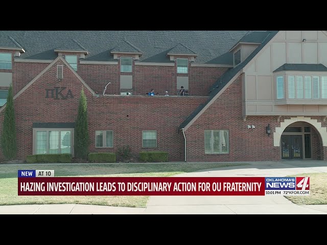 OU Fraternity violates code of conducts for hazing