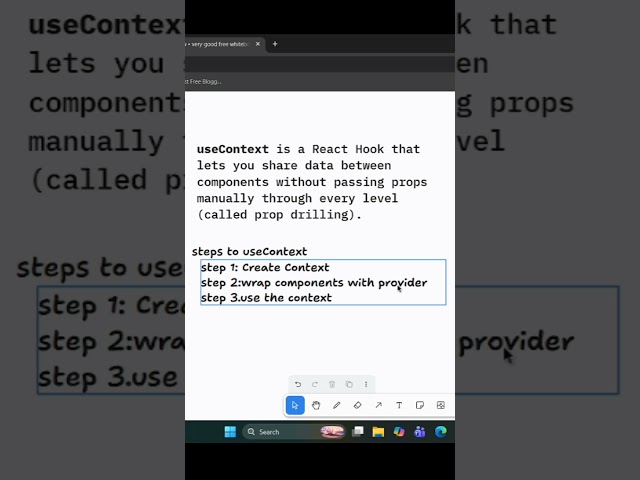Steps for UseContext #shorts