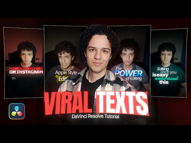 Create VIRAL Text Animations in Davinci Resolve - Full Tutorial