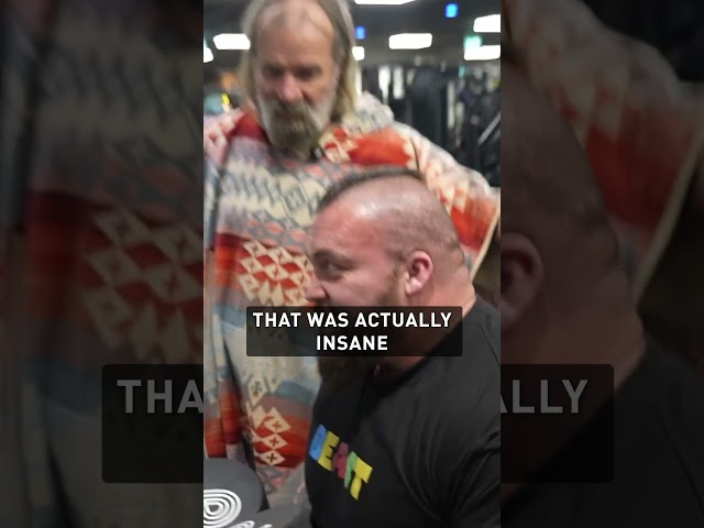 The time I joined @Eddie Hall The Beast in the gym.