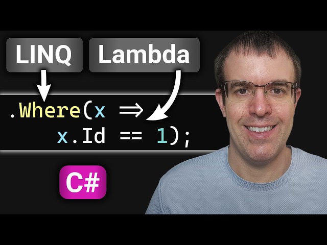 LINQ and lambda expressions in C# for beginners