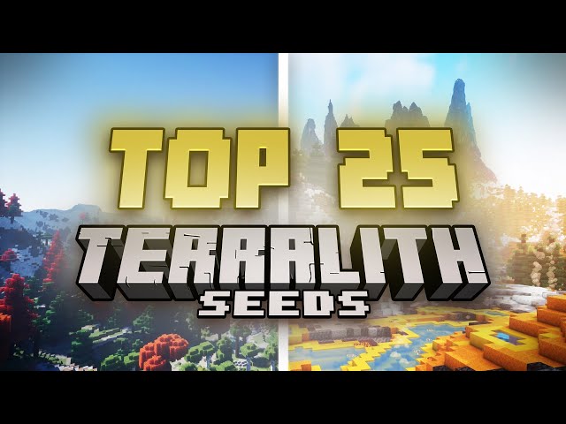 TOP 25 BEST OF TERRALITH SEEDS for Minecraft 1.20.1