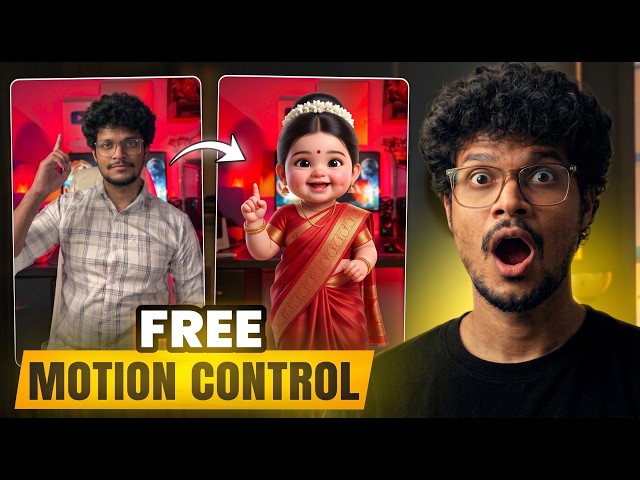 Make AI Cartoon Dance Videos FREE 🤯 | Kling 3.0 Motion Control Tutorial