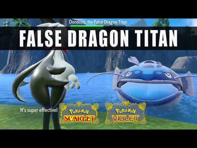 Pokémon Scarlet and Violet The Search for the False Dragon Titan - How to get to the Casseroya Titan