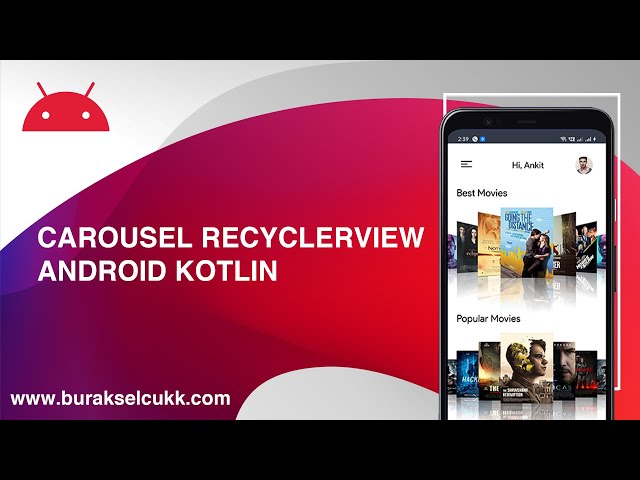 CAROUSEL RECYCLERVIEW ANDROID KOTLIN