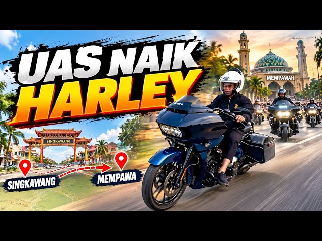 UAS Rides a Harley-Davidson! Riding with MBC West Kalimantan from Singkawang to Mempawah