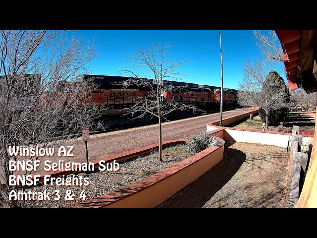 Winslow, AZ | BNSF Seligman Sub, MP 285.3 - West | SouthWest RailCams LIVE