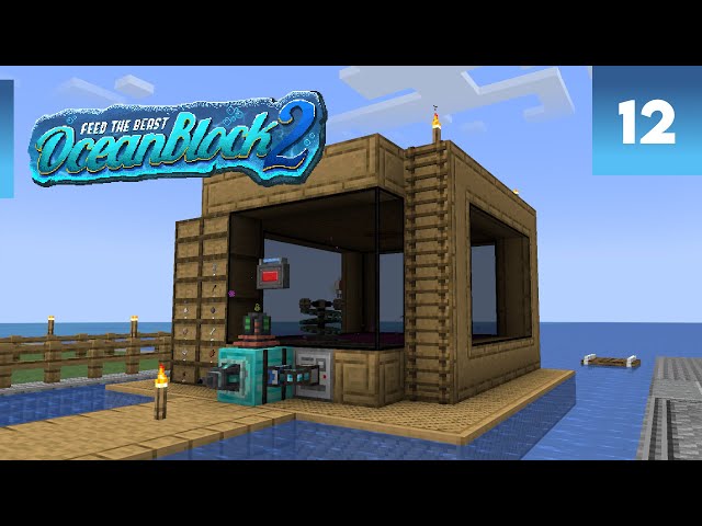 Oceanblock 2 #12 - Better Mob Farm and Making Plastic