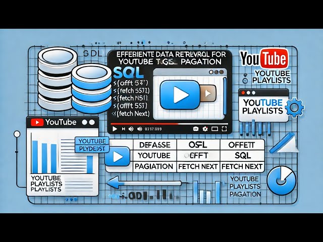 👉 Boost SQL Performance with Pagination! Efficient Data Retrieval for YouTube Playlists 🚀