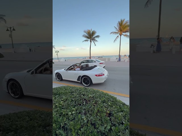 #porschecarrera #luxurycars #floridavibes #beachdrive
