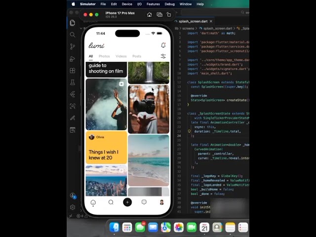 This Social Media App Looks INSANE  #cssanimation #uidesign #flutter #coding #programming #html