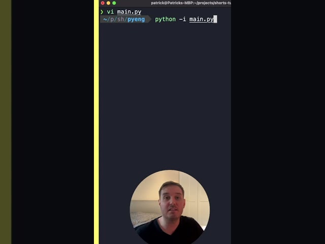 Python Interactive mode is really helpful!