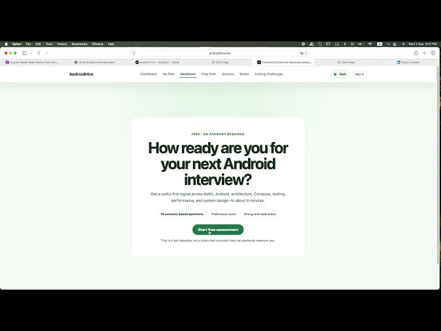 the Android Interview Readiness Check