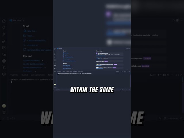 Next.js 16 App Setup: Terminal Commands & npm Install #coding #code #vscode