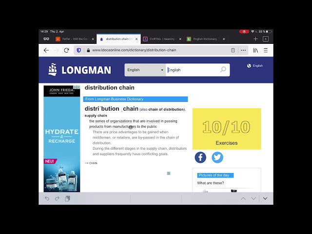 Ms Hoffmann Explains Learnweb - Glossary