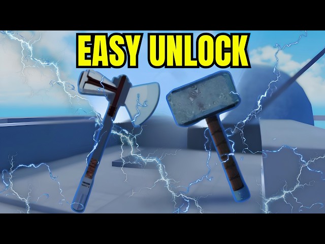 Mjolnir & Stormbreaker Unlock Easy Thanos Simulator Roblox