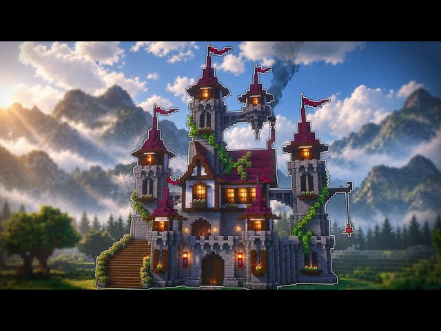 Minecraft: How To Build A Fairy Castle | Easy Tutorial