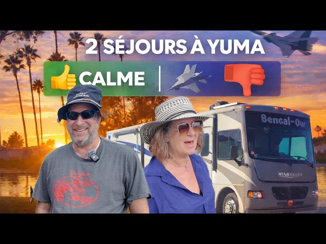 Two Thousand Trails campsites in Yuma… two very different realities!