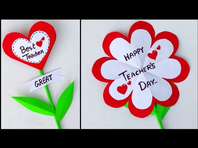 Easy and beautiful teacher's day card making 2026 / Teacher's day card / Teacher's day greeting card