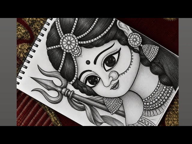 MAA Durga Drawing